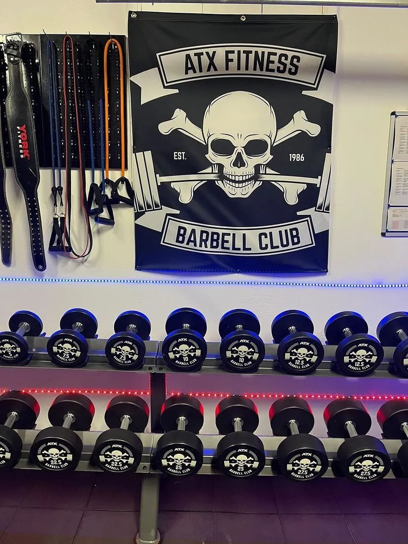 CLUB SET: 2.5-30kg ATX Custom Logo Rubber Dumbbell Set 20 CLUB SET: 2.5-30kg ATX Custom Logo Rubber Dumbbell Set - Image 18