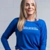 @theGym Ladies Open Back Top - Blue -The Gym Revolution Shop 1 meg blue open back