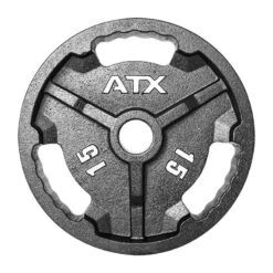 ATX Premium Cast Iron Tri-Grip Olympic Weights -The Gym Revolution Shop 15kg 4