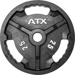 ATX Premium Cast Iron Tri-Grip Olympic Weights -The Gym Revolution Shop 25kg 3