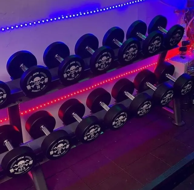 CLUB SET: 2.5-30kg ATX Custom Logo Rubber Dumbbell Set 8 CLUB SET: 2.5-30kg ATX Custom Logo Rubber Dumbbell Set - Image 6