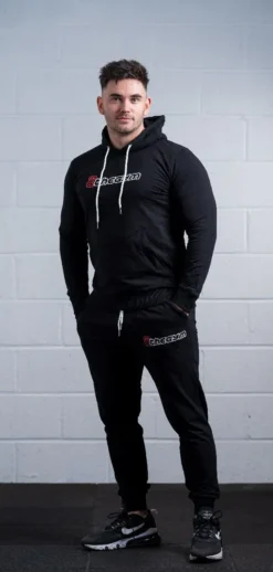TRACKSUIT: @theGym Classic Hoodie And Joggers Set In Black