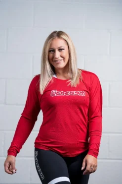 @theGym Ladies Open Back Top - Red -The Gym Revolution Shop at the gym 2020 00086 3