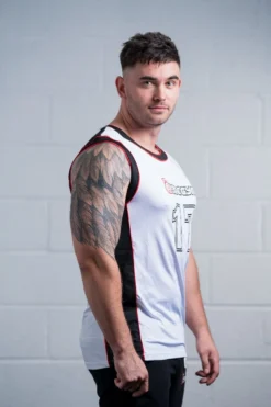 @theGym Origin Baller Tank Vest - White -The Gym Revolution Shop at the gym 2020 00097 2