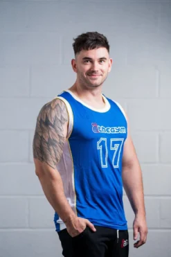 @theGym Unisex Baller Tank Vest - Blue -The Gym Revolution Shop at the gym 2020 00144 1