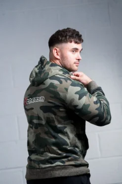 @theGym Classic Hoodie - Green-Camo -The Gym Revolution Shop at the gym 2020 00185