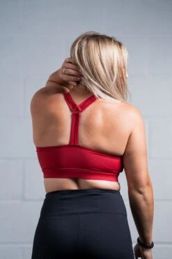 @theGym Athletic Sports Bra - Red -The Gym Revolution Shop at the gym 2020 00194