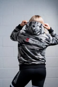 @theGym Unisex Classic Hoodie - Black/Grey-Camo -The Gym Revolution Shop at the gym 2020 00234