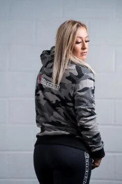 @theGym Unisex Classic Hoodie - Black/Grey-Camo -The Gym Revolution Shop at the gym 2020 00235