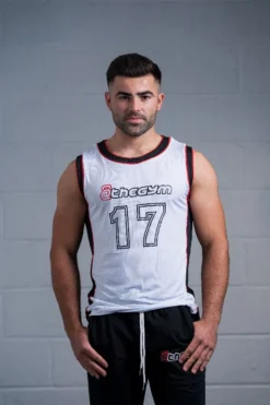 @theGym Origin Baller Tank Vest - White -The Gym Revolution Shop at the gym 2020 00398 2