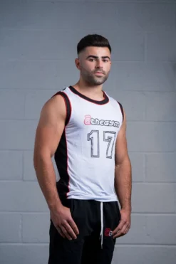 @theGym Origin Baller Tank Vest - White -The Gym Revolution Shop at the gym 2020 00399 2