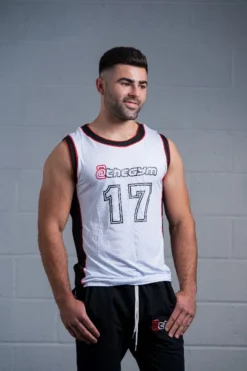 @theGym Origin Baller Tank Vest - White -The Gym Revolution Shop at the gym 2020 00400 2