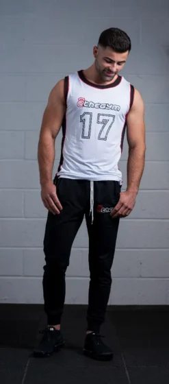 @theGym Origin Baller Tank Vest - White -The Gym Revolution Shop at the gym 2020 00402 2