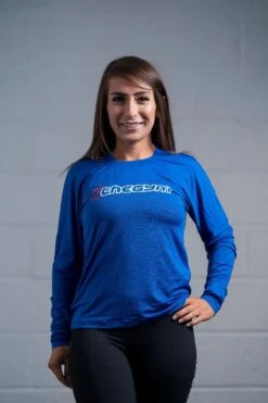 @theGym Ladies Open Back Top - Blue -The Gym Revolution Shop at the gym 2020 00437