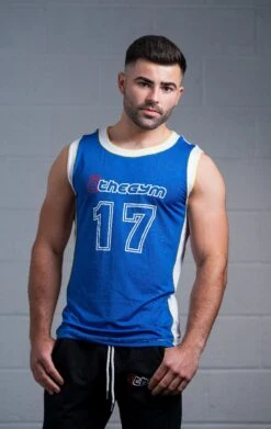 @theGym Baller Tank Vest - Blue -The Gym Revolution Shop at the gym 2020 00450