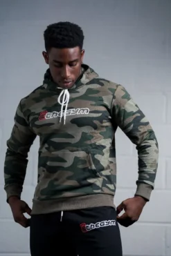 @theGym Classic Hoodie - Green-Camo -The Gym Revolution Shop at the gym 2020 00622