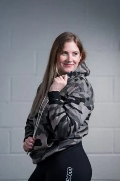 @theGym Unisex Classic Hoodie - Black/Grey-Camo -The Gym Revolution Shop at the gym 2020 00641