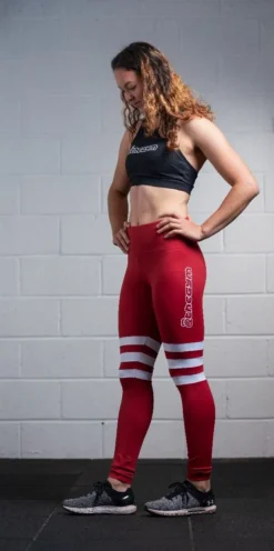 @theGym Athletic Leggings - Red 11 @theGym Athletic Leggings - Red -The Gym Revolution Shop at the gym 2020 00647