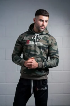 @theGym Classic Hoodie - Green-Camo