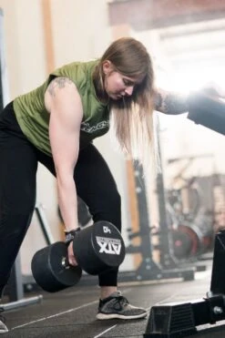 @theGym Ladies Tank Vest - Military Green -The Gym Revolution Shop at the gym 2020 00676