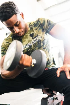 @theGym Unisex Classic T-Shirt - Green-Camo -The Gym Revolution Shop at the gym 2020 00753