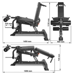 ATX Legacy Leg Extension/ Leg Curl BCO-770 -The Gym Revolution Shop atx bco 770 07 ms large