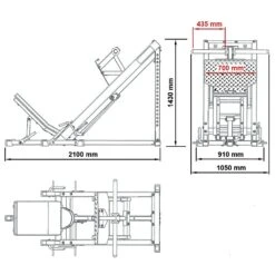 ATX 45-Degree Legacy Leg Press BPR-650 -The Gym Revolution Shop atx bpr 650 ms neu