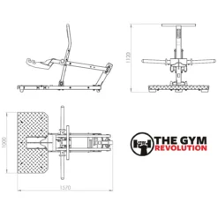ATX® Compact Lever Belt Squat Gen2 - BSM-600 20 ATX® Compact Lever Belt Squat Gen2 - BSM-600 -The Gym Revolution Shop atx bsm 600 02