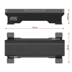 ATX Calf Block With Squat Ramp - CAFB -The Gym Revolution Shop atx cafb skizze