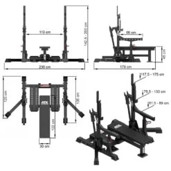 ATX Competition Powerlifting MEGA COMBO Rack CO-RACK -The Gym Revolution Shop atx co rack 05