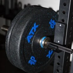 ATX Soft Rubber Olympic Bumper Plates (Colour Fleck) -The Gym Revolution Shop atx color fleck bumper plates 4049 18 4