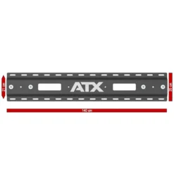 ATX Wall-Mount Folding Half Rack FBR-750 -The Gym Revolution Shop atx fbr mrail dim 1