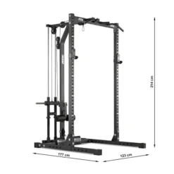 ATX Half Rack HRX-620 With Plate Load Lat Pulldown -The Gym Revolution Shop atx hrx 620 lto 650 pl 09 ms neu
