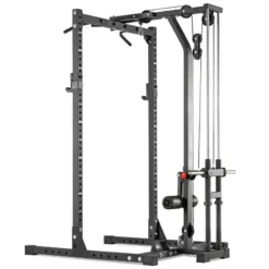 ATX Half Rack HRX-620 With Plate Load Lat Pulldown -The Gym Revolution Shop atx hrx 620 lto 650 pl 03 1
