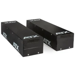 ATX Strongman Log Drop Pads (Pair) - Own Logo Option -The Gym Revolution Shop atx log block 01 1