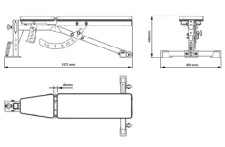 ATX Adjustable Bench MBX-520 Mk2 -The Gym Revolution Shop atx mbx 520 03 ma skizze