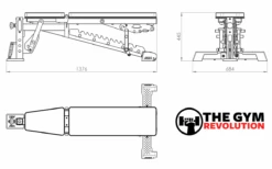 ATX Ladder Adjustable Bench MBX-660 Mk2 -The Gym Revolution Shop atx mbx 660 03