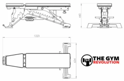 ATX Warrior Adjustable Bench MBX-750 Mk2 -The Gym Revolution Shop atx mbx 750 03