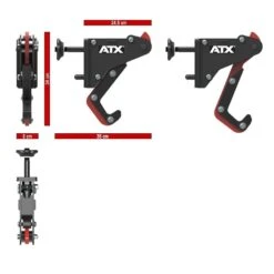 ATX Compact Monolift Hooks (Pair) Rack Attachment - 600/ 700/ 800-Series 9 ATX Compact Monolift Hooks (Pair) Rack Attachment - 600/ 700/ 800-Series -The Gym Revolution Shop atx mlift cop skizze 1000px
