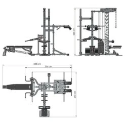 ATX Lever MultiPLEX Multigym MSX-700 25 ATX Lever MultiPLEX Multigym MSX-700 -The Gym Revolution Shop atx msx 700 skizze
