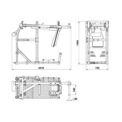ATX Pendulum Squat PSQ-760 -The Gym Revolution Shop atx psq 760 detail08