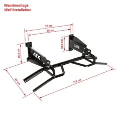 ATX Ceiling/ Wall-Mount Multi-Angle Chin Bar PUX-720 -The Gym Revolution Shop atx pux 720 v7