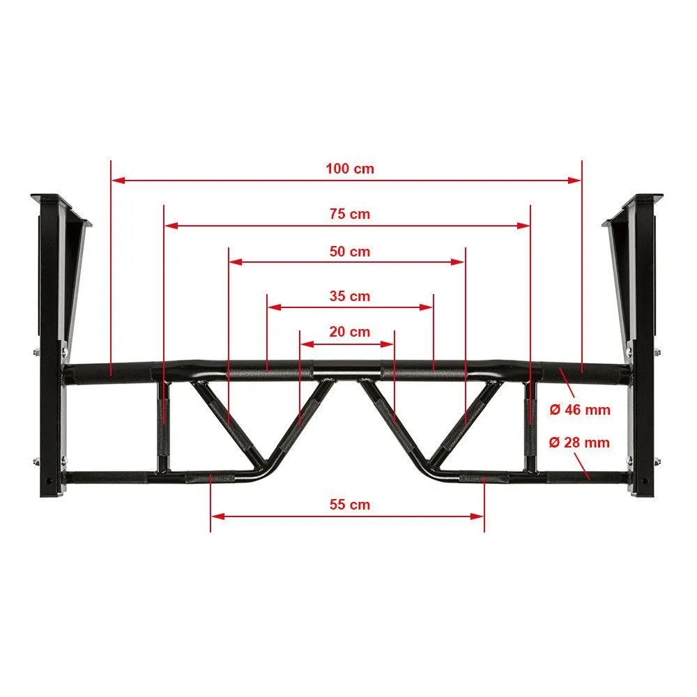ATX Wall-Mount Gladiator Multi-Angle Chin Bar PUX-740 4 ATX Wall-Mount Gladiator Multi-Angle Chin Bar PUX-740 - Image 2