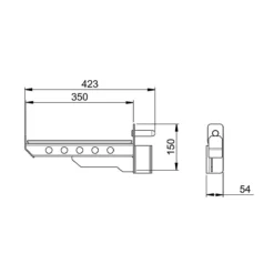 ATX Front Safety Boom (Pair) - 500-Series -The Gym Revolution Shop atx sb35 500 maattekening