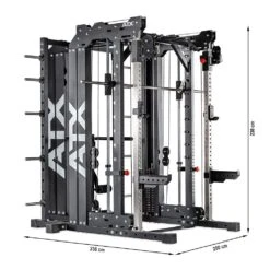 ATX OPTIMUS Multigym SCR-760-EXT (Stack-Weight) -The Gym Revolution Shop atx scr 760 kps sw ma skizze