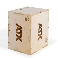 ATX 3-in-1 Plyometric Box (50/60/70cm) -The Gym Revolution Shop atx sprungbox aus holz mit 3 verschiedenen sprunghoehen 3700 3