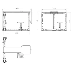 ATX Seal Row Bench SRB-700 -The Gym Revolution Shop atx srb 700 afmetingen
