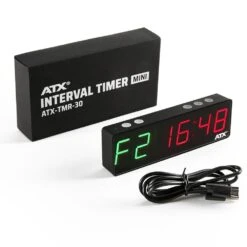 ATX Magnetic Mini LED Interval Timer 8 ATX Magnetic Mini LED Interval Timer -The Gym Revolution Shop atx tmr 30 03 1 1