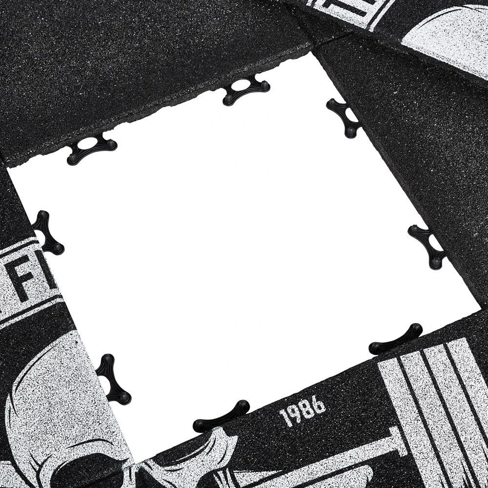 Custom Logo On Gym Flooring Tile/s 1m2 4 Custom Logo On Gym Flooring Tile/s 1m2 - Image 2