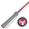 JAWS Power Union Jack Comp Powerlifting Bar -The Gym Revolution Shop bar the gym 01 tgr powerlifting end plate